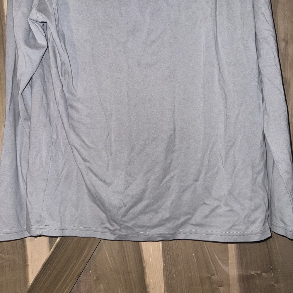 Gianni Lupo Linen Tee Light Gray Or Bluish Large - Picture 7 of 8